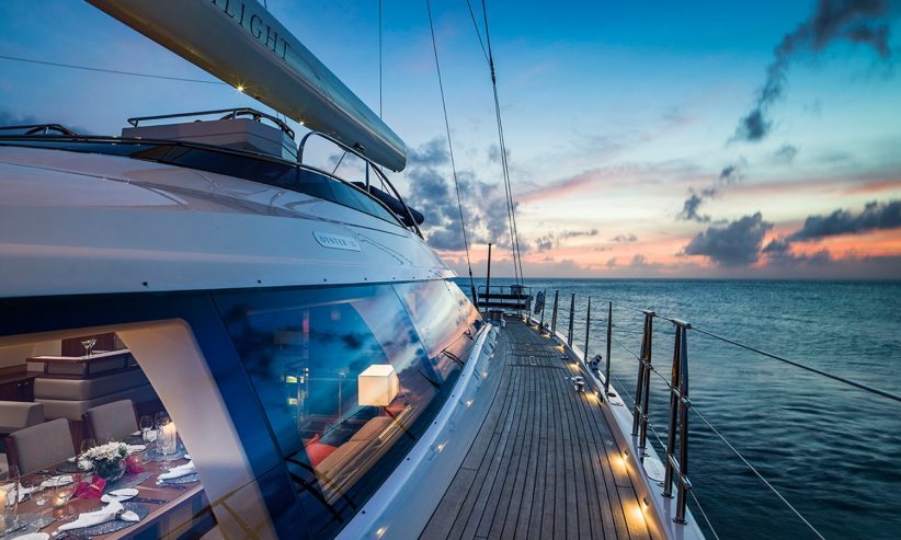 TWILIGHT | 2013 38.14m (125′2″) Ed Dubois design Luxury Flybridge Sloop Sail Yacht from British shipyard OYSTER