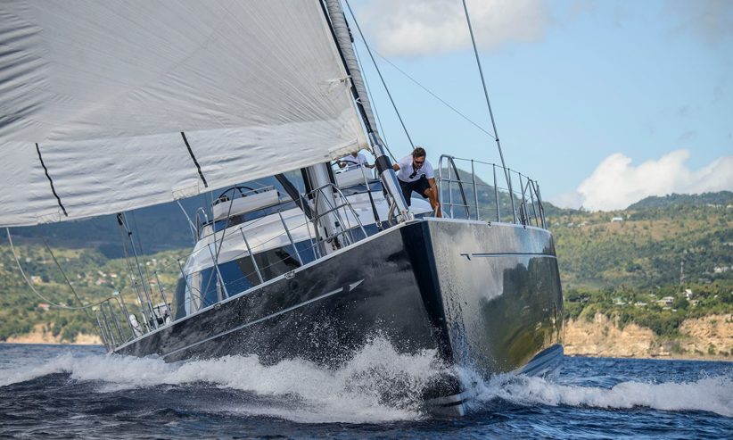 TWILIGHT | 2013 38.14m (125′2″) Ed Dubois design Luxury Flybridge Sloop Sail Yacht from British shipyard OYSTER