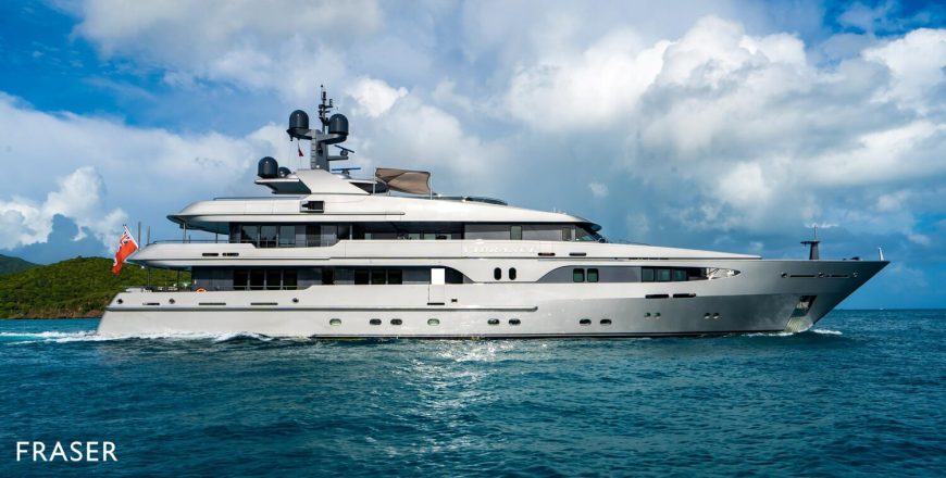 VIBRANCE | 2004 49.3m (161′9″) Luxury Tri-Deck Steel Motor Yacht from Dutch shipyard AMELS