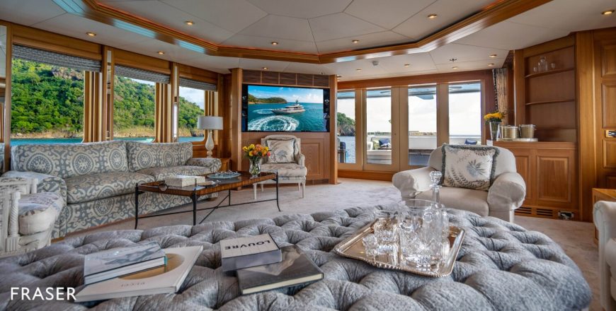 VIBRANCE | 2004 49.3m (161′9″) Luxury Tri-Deck Steel Motor Yacht from Dutch shipyard AMELS