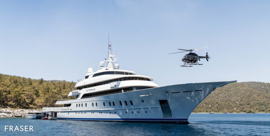 VICTORIOUS | 2021 85.01m (278′ 11″) Luxury Steel Explorer Motor Yacht from Turkish shipyard AKYACHT