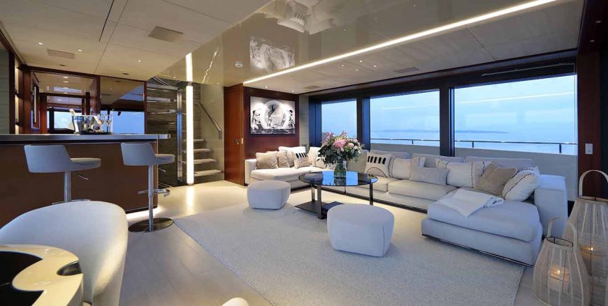 X | 2016 42.78m (140′4″) Luxury Steel Explorer Motor Yacht from Italian shipyard SANLORENZO