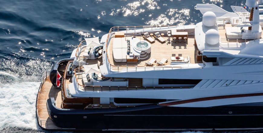 WHEELS | 2008 247ft (76m) Luxury Tri-Deck Steel Motor Yacht Built by Dutch Shipyard Oceanco