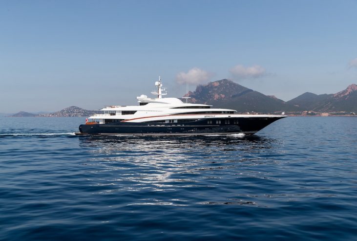 WHEELS | 2008 247ft (76m) Luxury Tri-Deck Steel Motor Yacht Built by Dutch Shipyard Oceanco