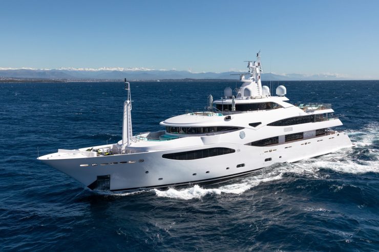 AIFER | 2011 59.8m (196′ 2″) Luxury Steel Motor Yacht from renowned Italian shipyard CRN