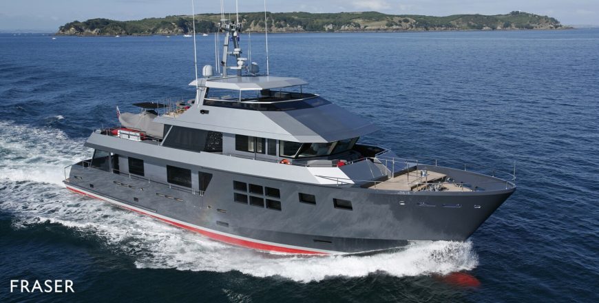 AKIKO | 2007 34.2m (112′2″) Luxury Explorer Motor Yacht from NZ shipyard Alloy Yachts