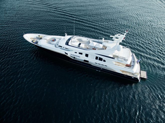 ALEXANDRA | 2002 49.95m (163′ 11″) Luxury Steel Motor Yacht from legendary Italian shipyard BENETTI