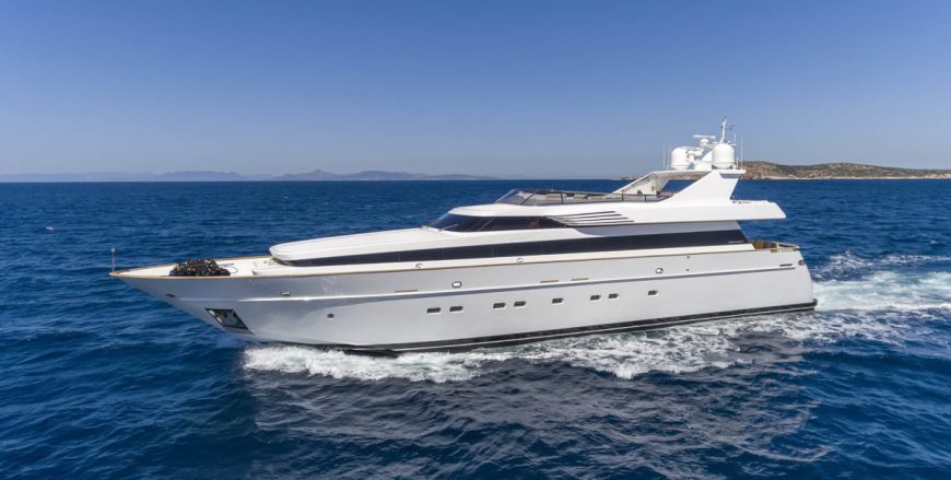 ALEXIA AV | 2005 110’ (33.53m ) Luxury Flybridge Motor Yacht from Italian shipyard Cantieri di Pisa