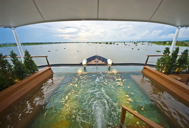 AQUA MEKONG | 2014 62.4m (204′ 9″) Five-Star Luxury Steel Motor Yacht cruising the Mekong River between Vietnam & Cambodia