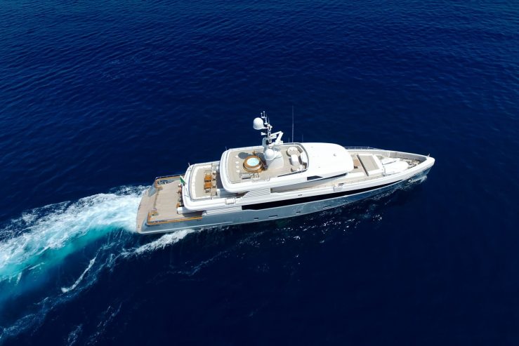 ASLEC 4 | 2012 45.37m (148′ 10″) High Performance Luxury Steel Motor Yacht from Italian shipyard ROSSINAVI