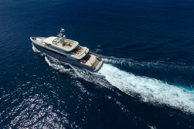 ASLEC 4 | 2012 45.37m (148′ 10″) High Performance Luxury Steel Motor Yacht from Italian shipyard ROSSINAVI