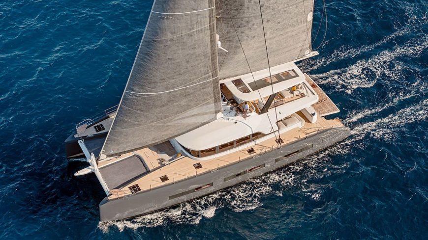 BABAC | 2018 23.28m (77ft) Luxury Catamaran Motor Sail Yacht from French shipyard LAGOON