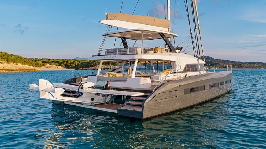 BABAC | 2018 23.28m (77ft) Luxury Catamaran Motor Sail Yacht from French shipyard LAGOON