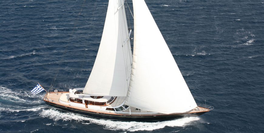 GITANA | 1989 118’ (35.97m) Classic Luxury Aluminium Sail Yacht from renowned Italian shipyard PERINI NAVI