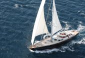 GITANA | 1989 118’ (35.97m) Classic Luxury Aluminium Sail Yacht from renowned Italian shipyard PERINI NAVI