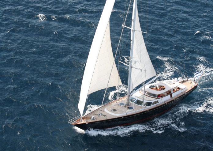 GITANA | 1989 118’ (35.97m) Classic Luxury Aluminium Sail Yacht from renowned Italian shipyard PERINI NAVI