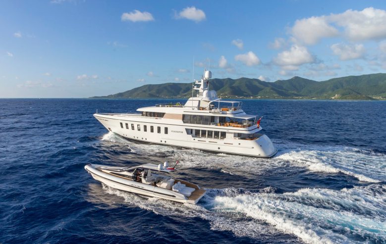 GLADIATOR | 2010 44.65m (146′ 6″) Luxury Steel Motor Yacht from renowned Dutch shipyard FEADSHIP