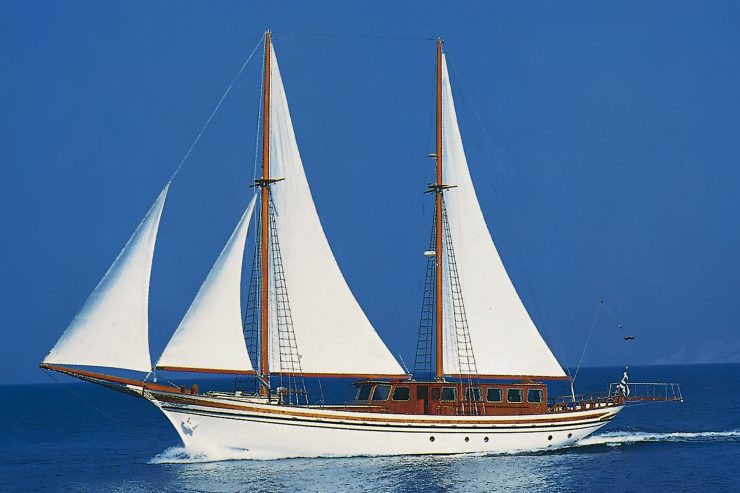 HERMINA | 1993 101’ 8’’ (31m) Classic Wooden Ketch Sail Yacht from Russian shipyard Halkitis