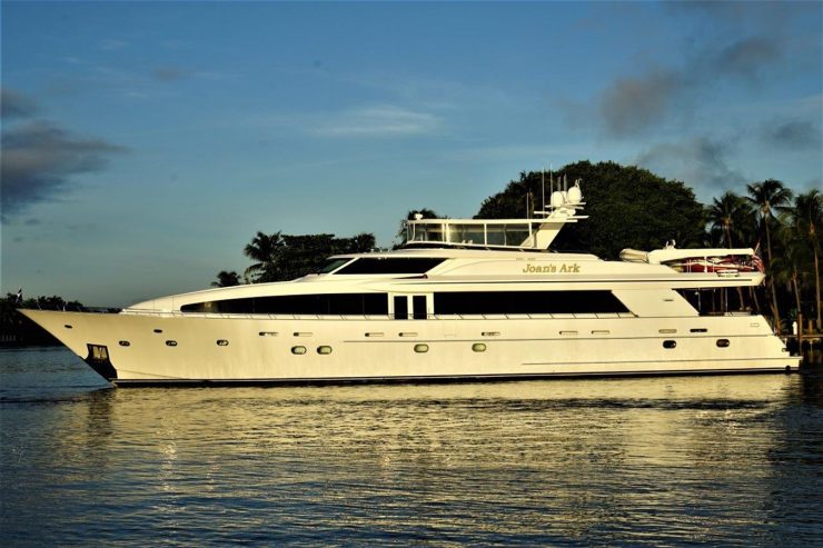 Joan’s Ark | 2003 121ft Luxury Motor Yacht built by Canadian shipyard Crescent Custom Yachts