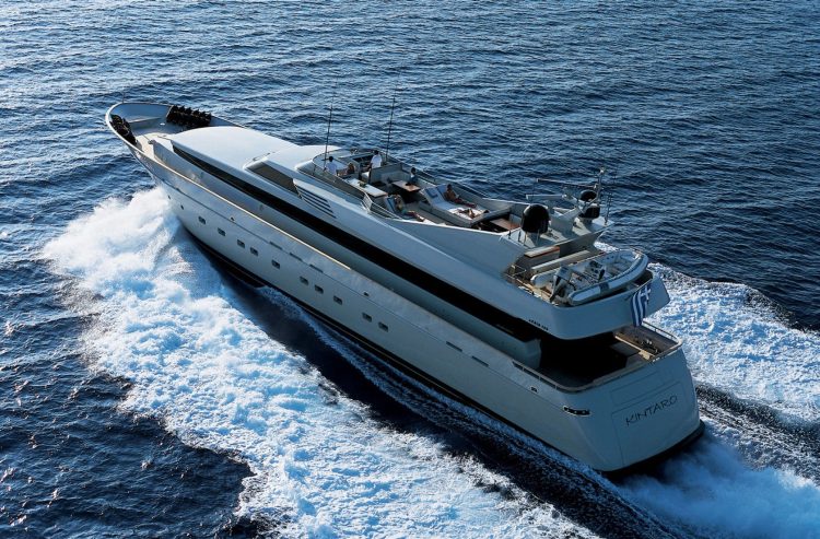 KINTARO | 2005 38.1m (125′) Flybridge Performance Motor Yacht from Italian shipyard Cantieri di Pisa