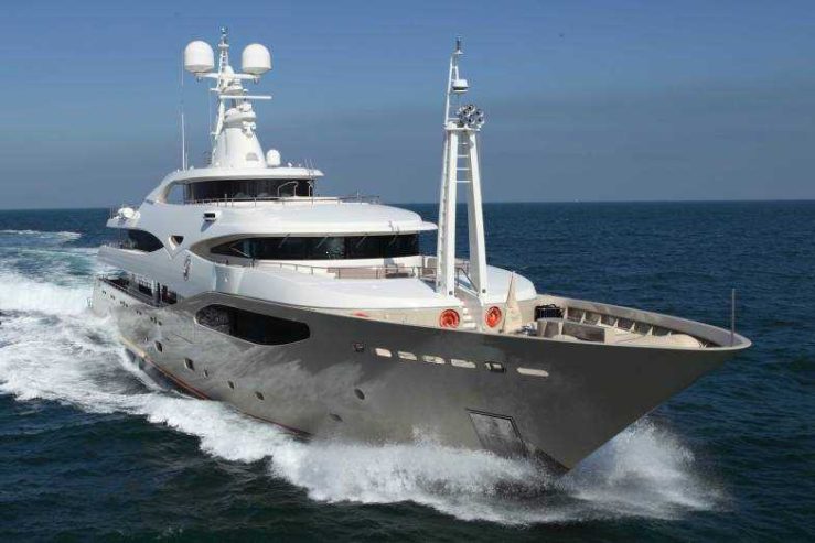 LIGHT HOLIC (ex Darlings Danama) | 2011 59.5m (195′ 3″) Luxury Steel Motor Yacht from Italian shipyard CRN