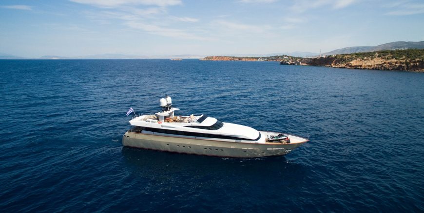 LOANA | 2006 115’ (34m) High Performance Flybridge Aluminium Motor Yacht from Italian shipyard Baglietto