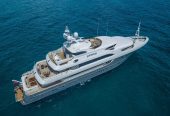 LOON | 2011 54.86m (180′) Tri-Deck Luxury Steel Motor Yacht from American shipyard Newcastle Marine