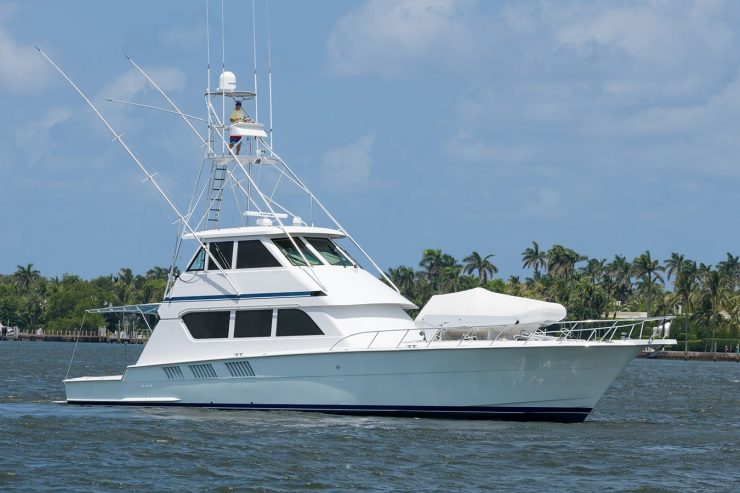 MA FEMME | 1999 65ft (19.81m) Sportfisher Motor Yacht built by US shipyard Hatteras Yachts