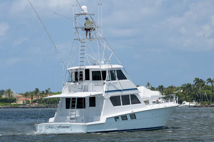 MA FEMME | 1999 65ft (19.81m) Sportfisher Motor Yacht built by US shipyard Hatteras Yachts