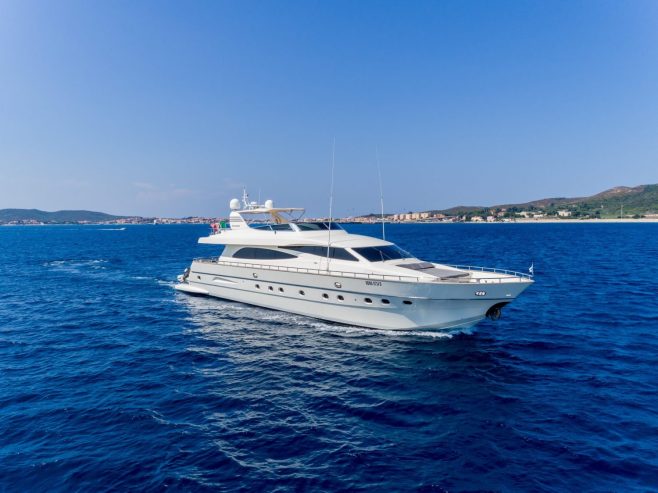 MINOU | 2003 26.2m (85’11”) Performance Flybridge Luxury Motor Yacht from Italian shipyard Canados