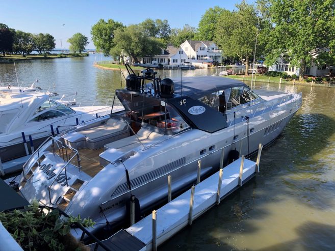 Nicky D’s | 2002 80ft (24.38m) Mangusta 80 Luxury Motor Yacht built by Italian shipyard Overmarine