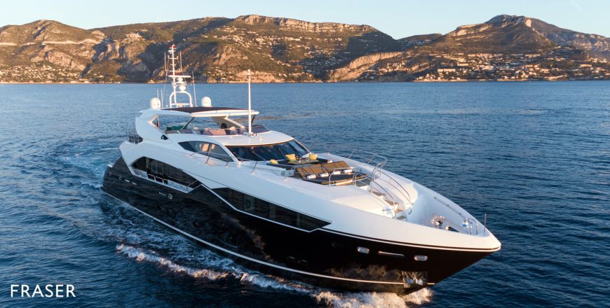 OKSANCHIK | 2013 34.52m (113′3″) Sunseeker 115 Luxury Flybridge Sport Motor Yacht