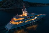 O’MATHILDE | 2018 55.6m (182′ 5″) Tri-Deck Steel Luxury Motor Yacht from famous Greek shipyard GOLDEN YACHTS