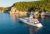 O’MATHILDE | 2018 55.6m (182′ 5″) Tri-Deck Steel Luxury Motor Yacht from famous Greek shipyard GOLDEN YACHTS