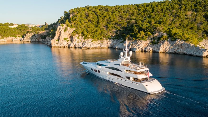 O’MATHILDE | 2018 55.6m (182′ 5″) Tri-Deck Steel Luxury Motor Yacht from famous Greek shipyard GOLDEN YACHTS