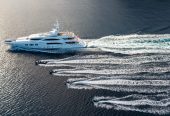 O’MATHILDE | 2018 55.6m (182′ 5″) Tri-Deck Steel Luxury Motor Yacht from famous Greek shipyard GOLDEN YACHTS