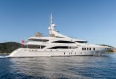 O’MATHILDE | 2018 55.6m (182′ 5″) Tri-Deck Steel Luxury Motor Yacht from famous Greek shipyard GOLDEN YACHTS