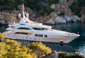 O’MATHILDE | 2018 55.6m (182′ 5″) Tri-Deck Steel Luxury Motor Yacht from famous Greek shipyard GOLDEN YACHTS