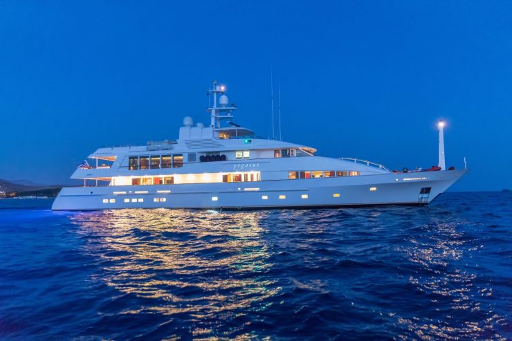 PEGASUS | 1997 52.25m (171′ 5″) Luxury Tri-Deck Steel Motor Yacht from renowned Dutch shipyard FEADSHIP