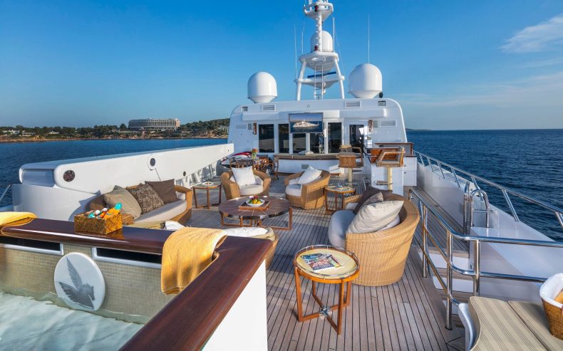 PEGASUS | 1997 52.25m (171′ 5″) Luxury Tri-Deck Steel Motor Yacht from renowned Dutch shipyard FEADSHIP