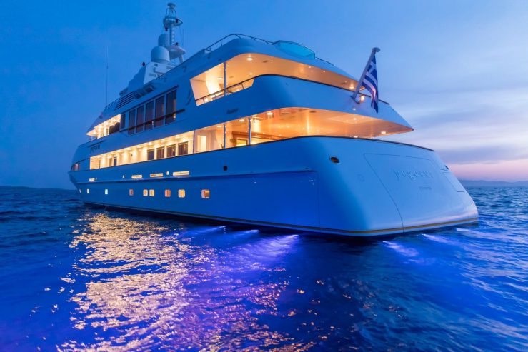 PEGASUS | 1997 52.25m (171′ 5″) Luxury Tri-Deck Steel Motor Yacht from renowned Dutch shipyard FEADSHIP