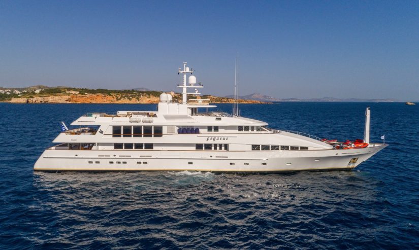 PEGASUS | 1997 52.25m (171′ 5″) Luxury Tri-Deck Steel Motor Yacht from renowned Dutch shipyard FEADSHIP