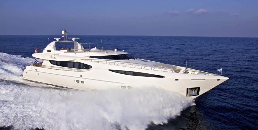 SANJANA | 2004 107’ (32.61m) Luxury Flybridge Motor Yacht from Turkish shipyard Leight Notika