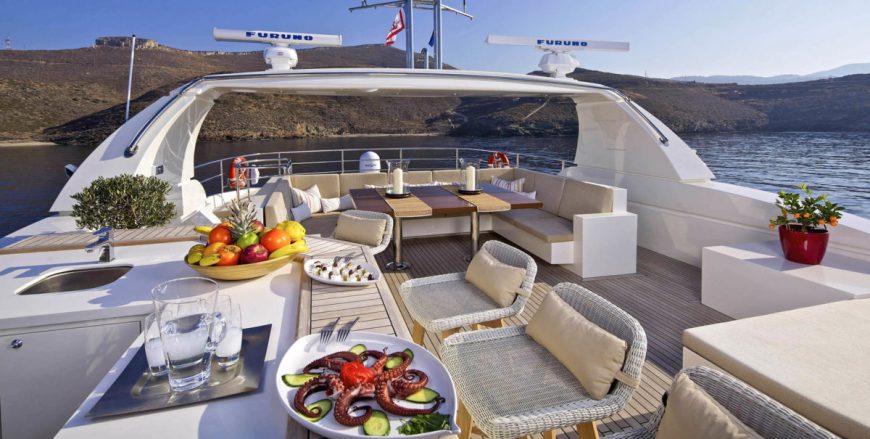 SANJANA | 2004 107’ (32.61m) Luxury Flybridge Motor Yacht from Turkish shipyard Leight Notika