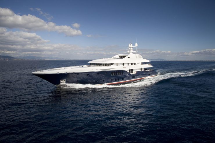 SYCARA V | 2010 68.15m (223′ 7″) Luxury Tri-Deck Steel Motor Yacht from famous German shipyard Nobiskrug