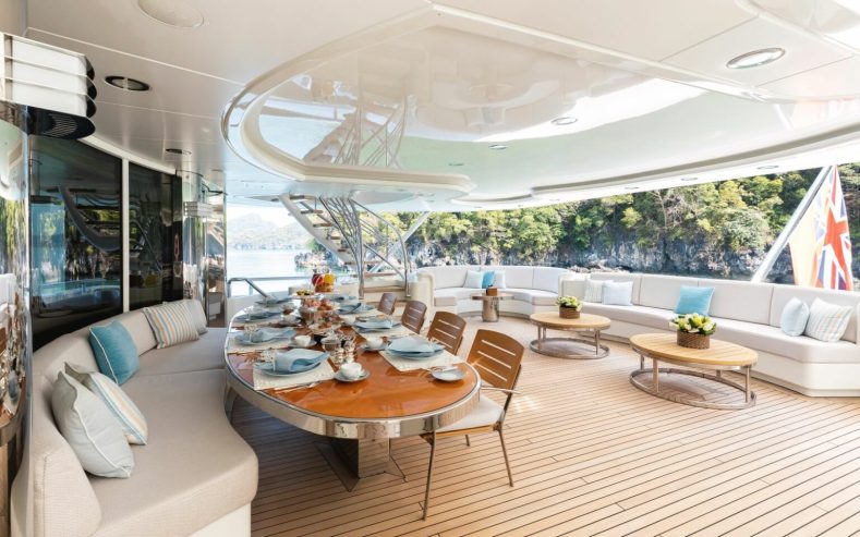 SYCARA V | 2010 68.15m (223′ 7″) Luxury Tri-Deck Steel Motor Yacht from famous German shipyard Nobiskrug