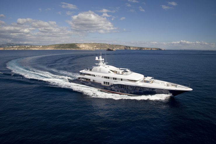 SYCARA V | 2010 68.15m (223′ 7″) Luxury Tri-Deck Steel Motor Yacht from famous German shipyard Nobiskrug