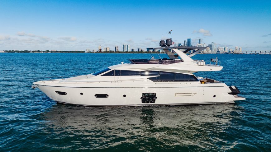 Sami Kay III | 2017 75ft (23m) Luxury Motor Yacht built by Italian shipyard Ferretti Yachts