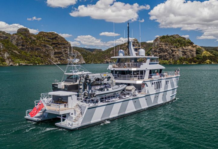 THE BEAST | 2019 39.2m (128’7″) Luxury Explorer Yacht from NZ shipyard PROFAB ENGINEERING