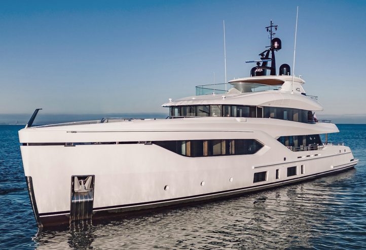 ACA | 2023 44.27m (145’3″) Modern Tri-Deck Luxury Steel Motor Yacht from Polish shipyard CONRAD